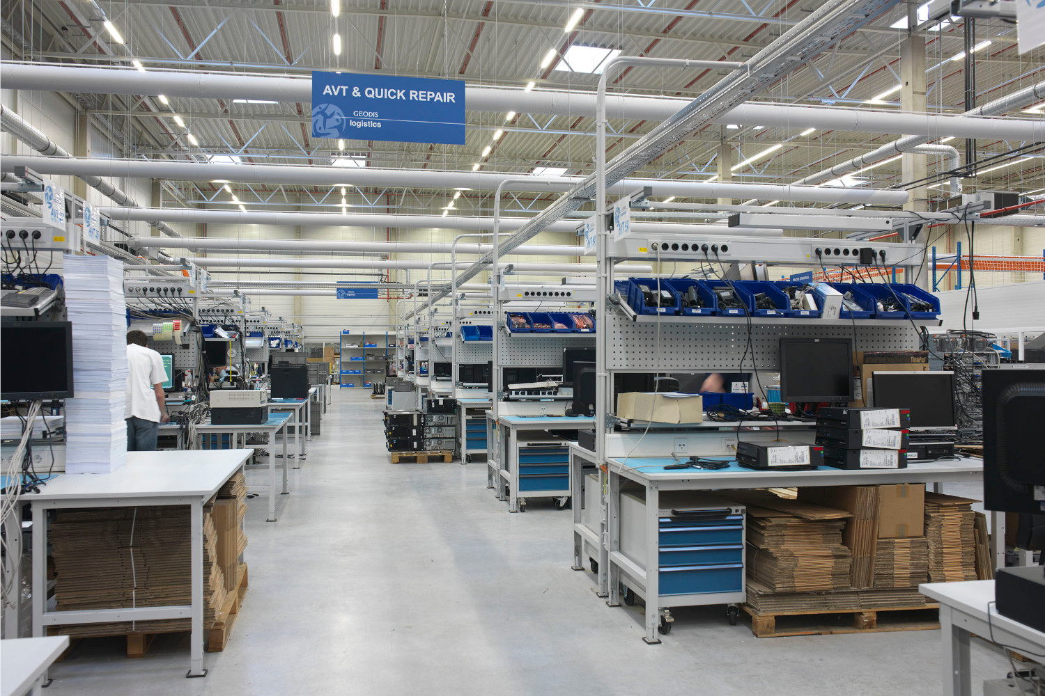 Logistikhalle Geodis Praxisbeispiel Logistikhalle Geodis Praxisbeispiel