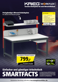 Arbeitstisch SMARTFACTS Messe